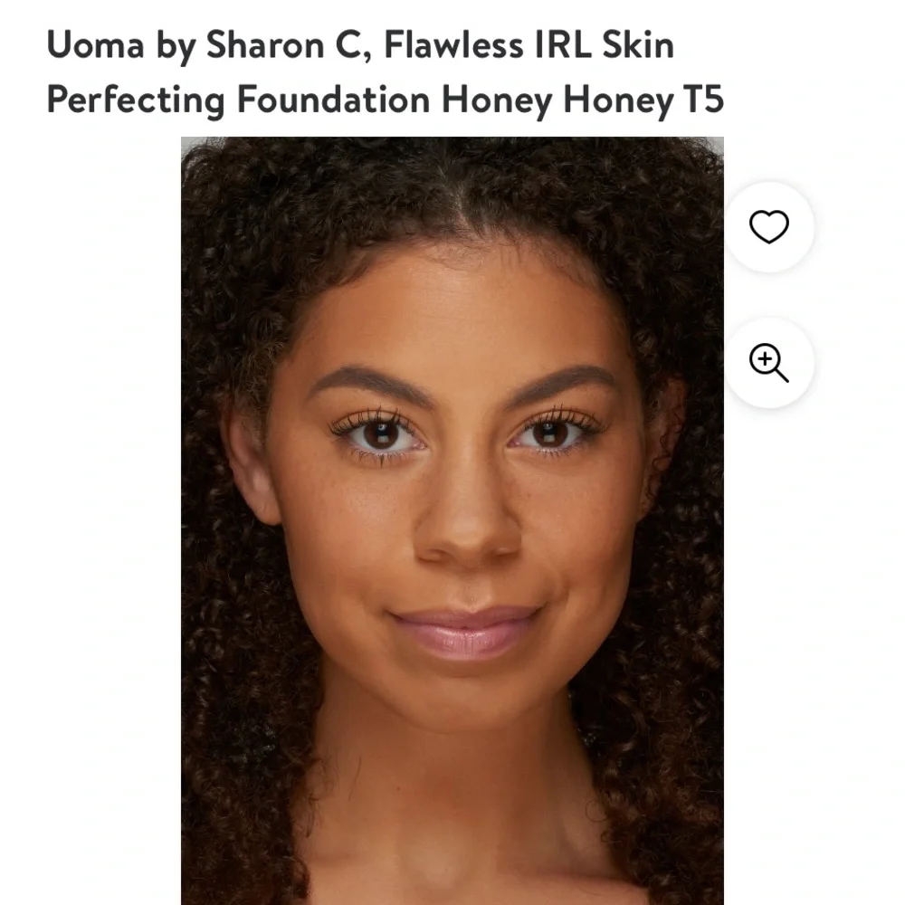 Honey Honey T5 - Uoma by Sharon C Flawless IRL Skin Perfecting Foundation‎